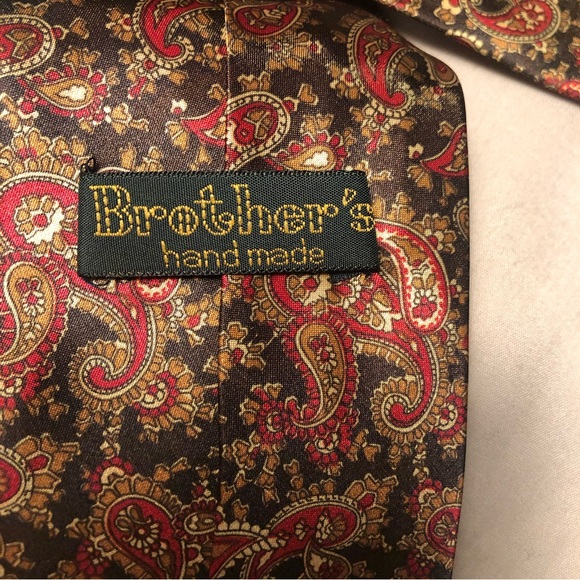 Brother’s Men’s Silk NeckTie - Picture 3 of 4